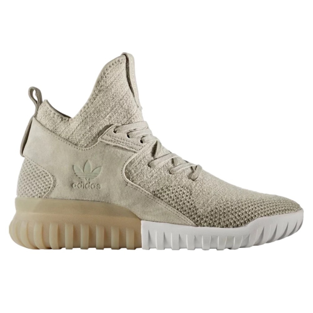 Adidas Men’s Beige Tubular X Knit Sneaker